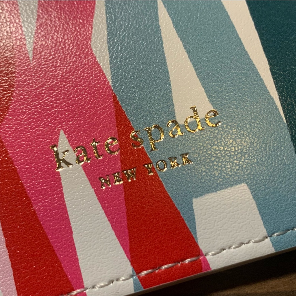 Kate Spade ♠️ Layered Logo Pencil Pouch NWT 2 Pencils, Sharpener, Eraser, Ruler - Picture 10 of 12